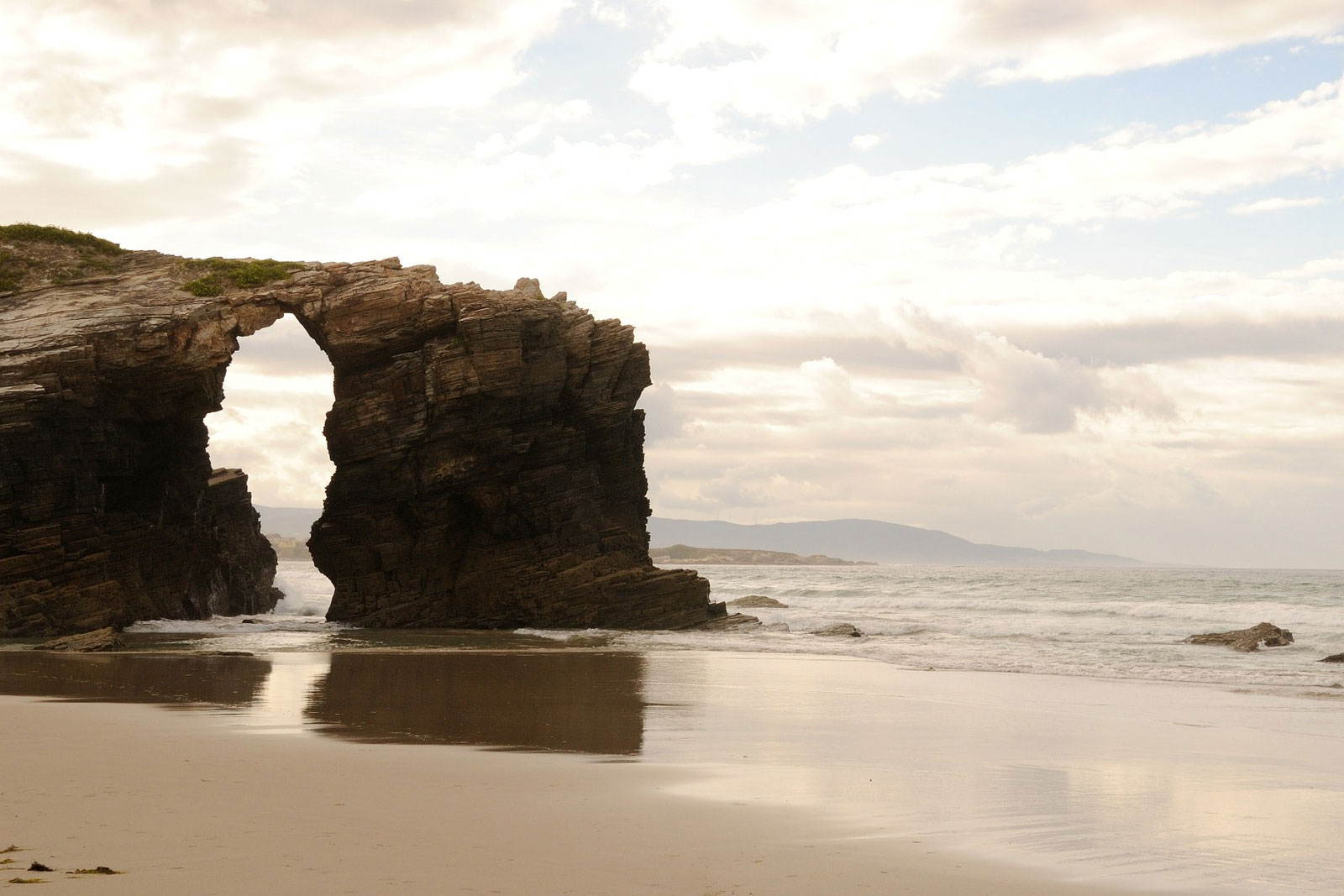 Playa das Catedráis en Lugo